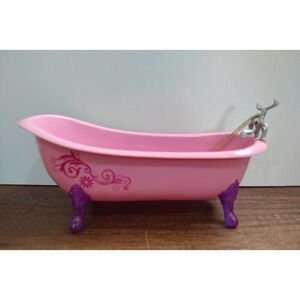 Barbie Doll Pink Bathtub Mattel 2008 B20